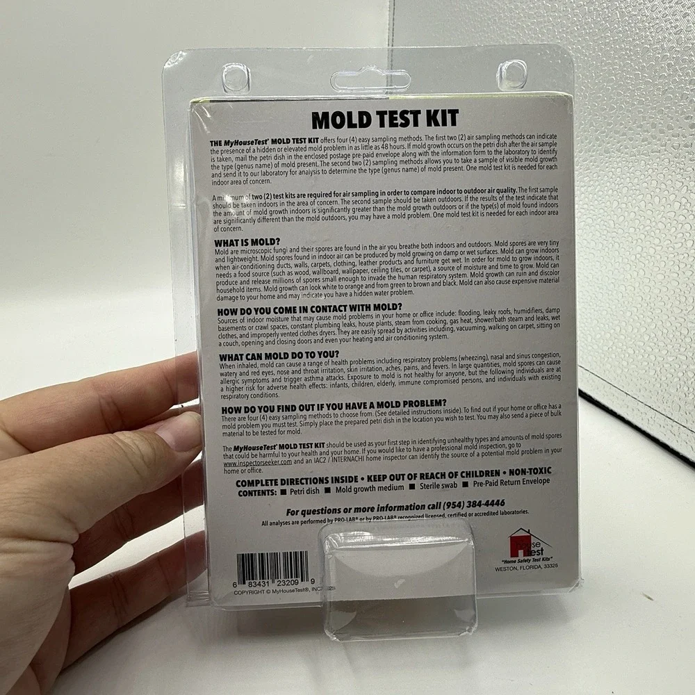 DIY Mold Test Kit for Home Air Surface Analysis 48-Hour Visible Results